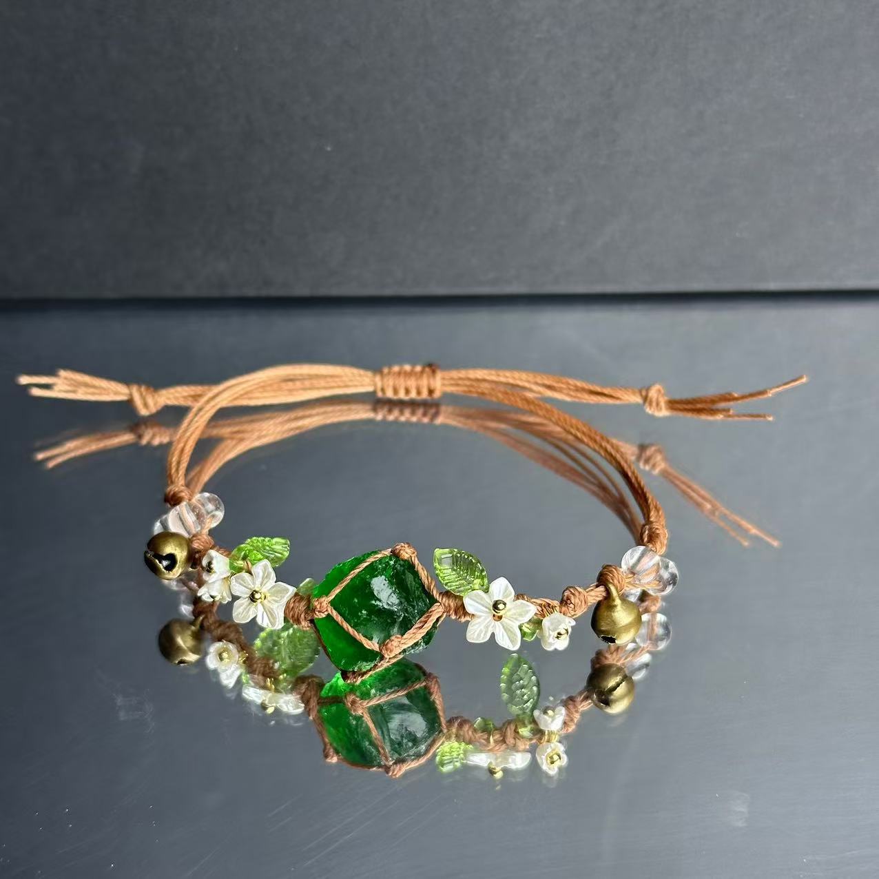 Primal Essence: Singular Crystal Statement Bracelet