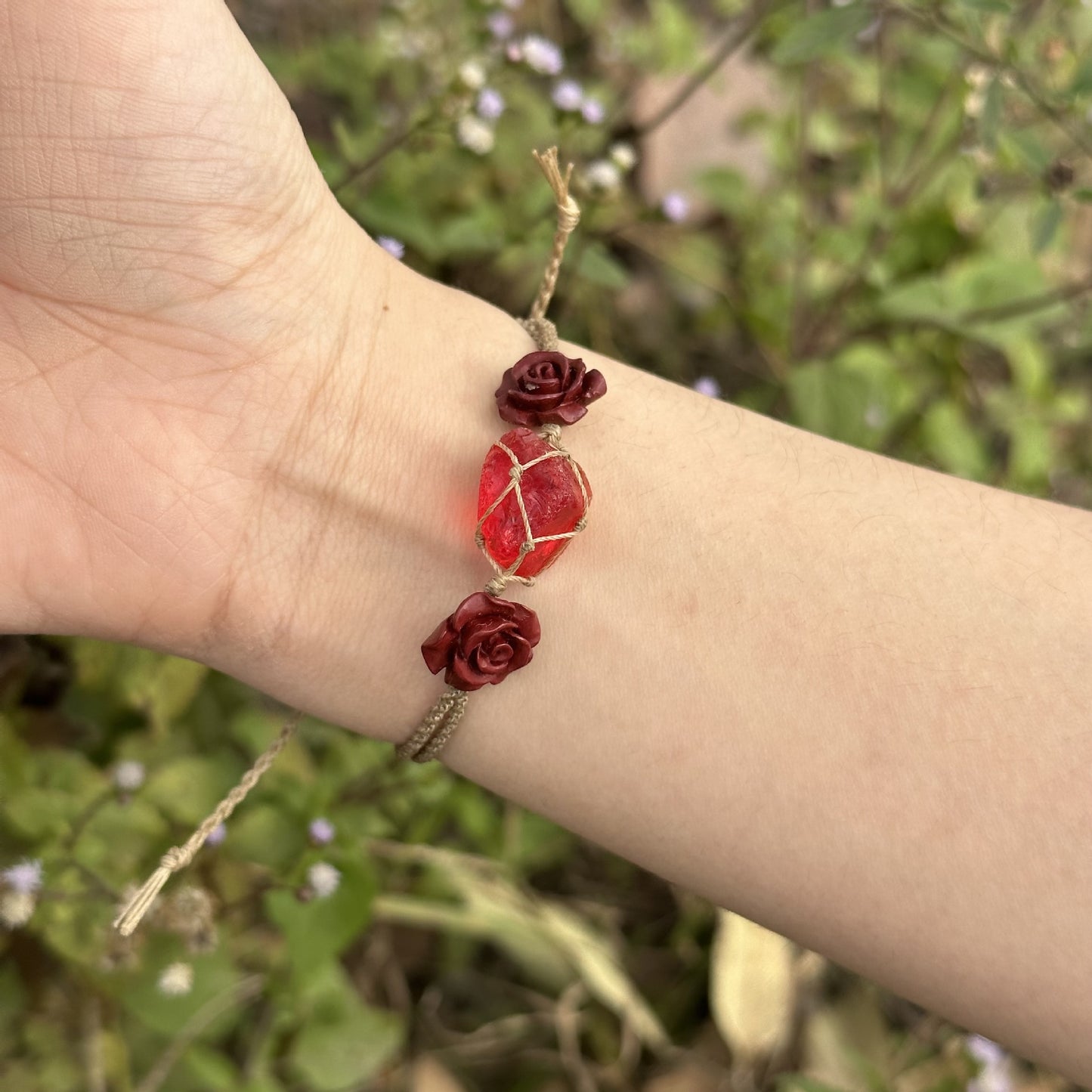 Primal Essence: Singular Crystal Statement Bracelet