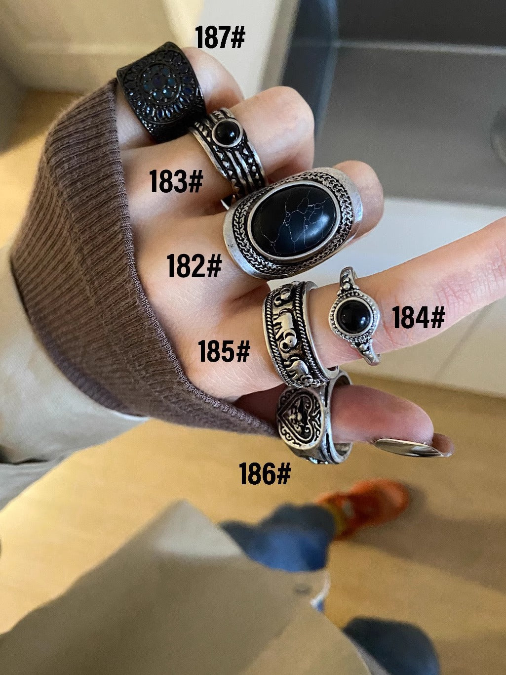 Vintage Alloy Rings | Single & Sets | Multiple Sizes Available