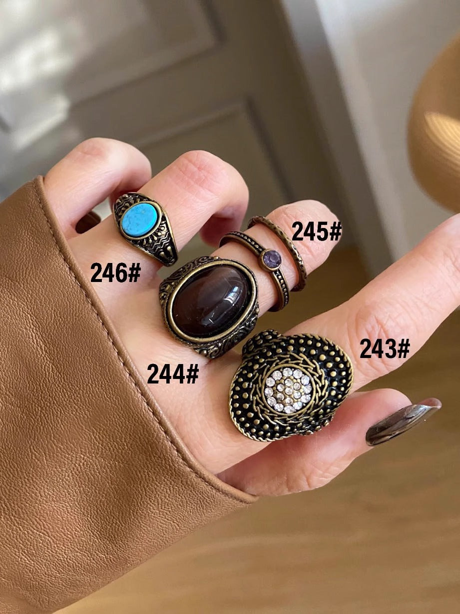 Vintage Alloy Rings | Single & Sets | Multiple Sizes Available